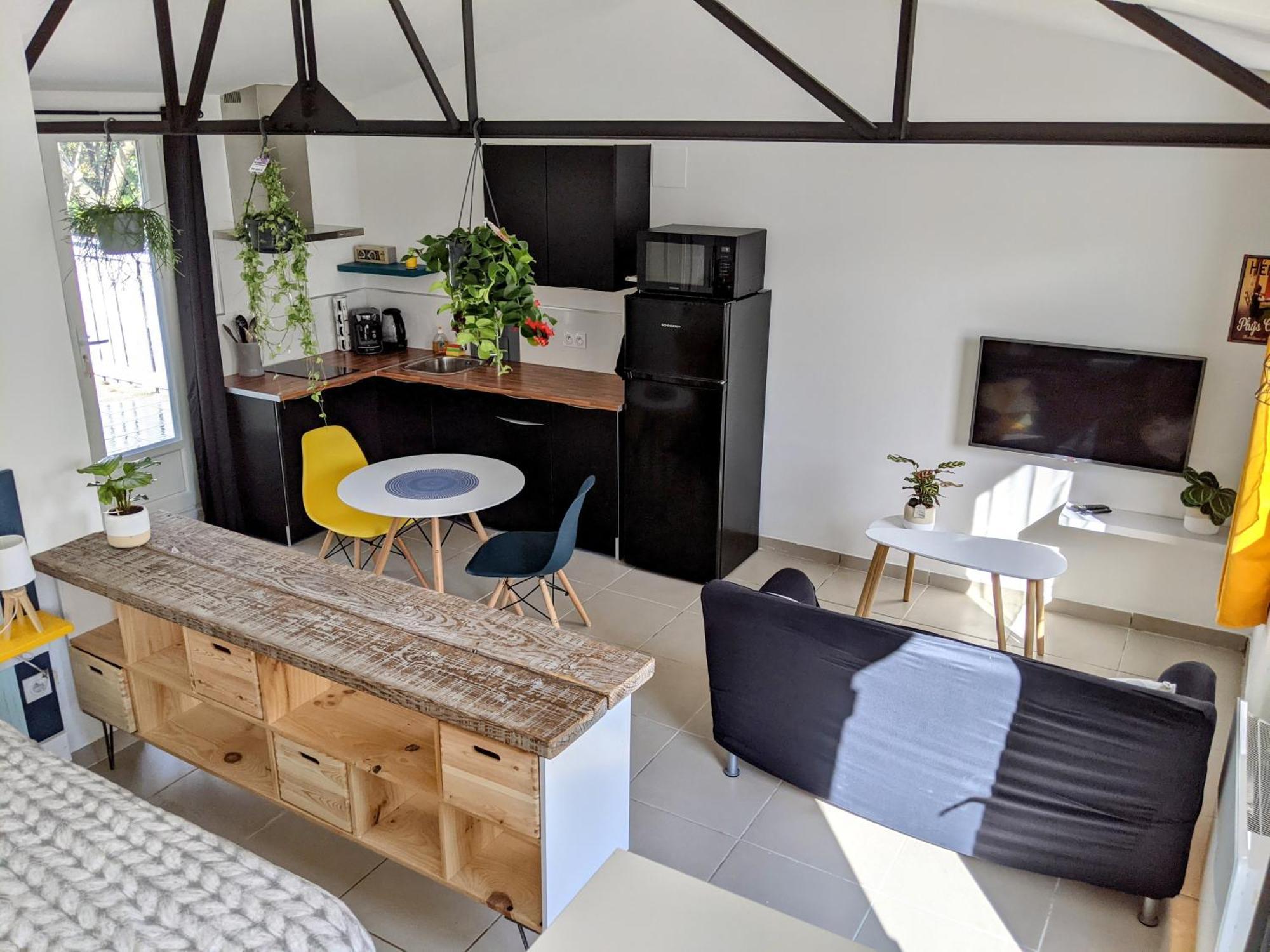 Studio Independant Tout Equipe Au Calme Saint-Jean-Pla-de-Corts Ngoại thất bức ảnh